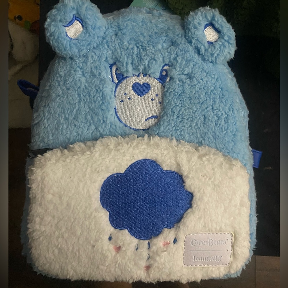 Loungefly Grumpy Bear Care Bear Mini Backpack